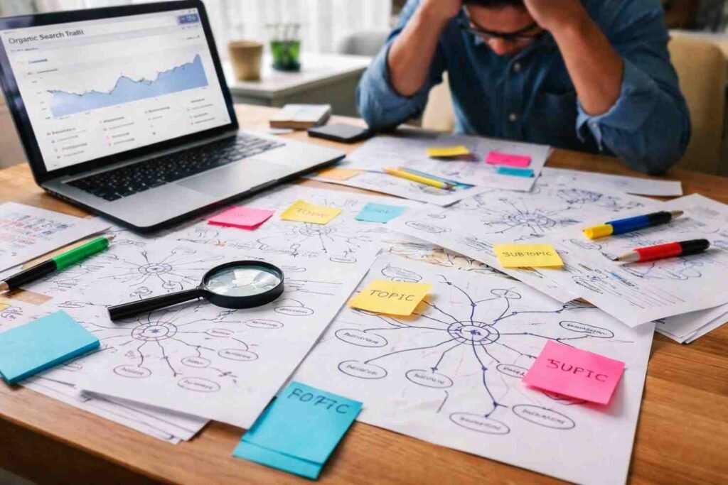 Where Most Topic Clustering Strategies Break Down